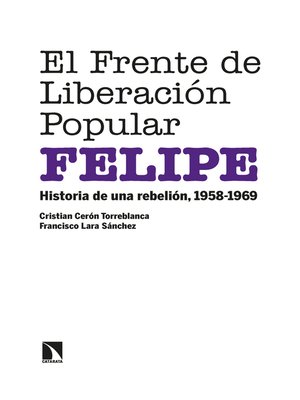 cover image of El Frente de Liberación Popular (FELIPE)